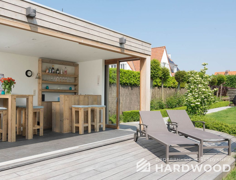 Уличная беседка с зоной BBQ №9 - фото 1362