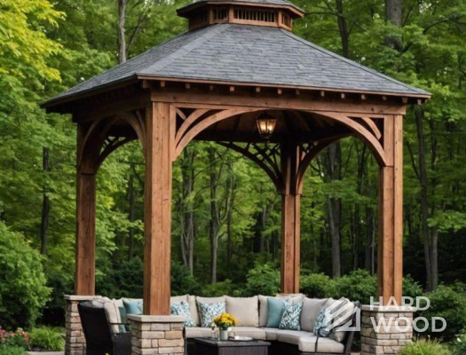 Арка беседка в восточном стиле №86 - фото 1898